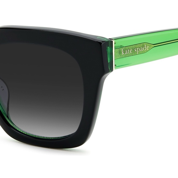 NWOT Kate Spade Camryn Sunglasses - New in Case 🖤💚 - Picture 4 of 6